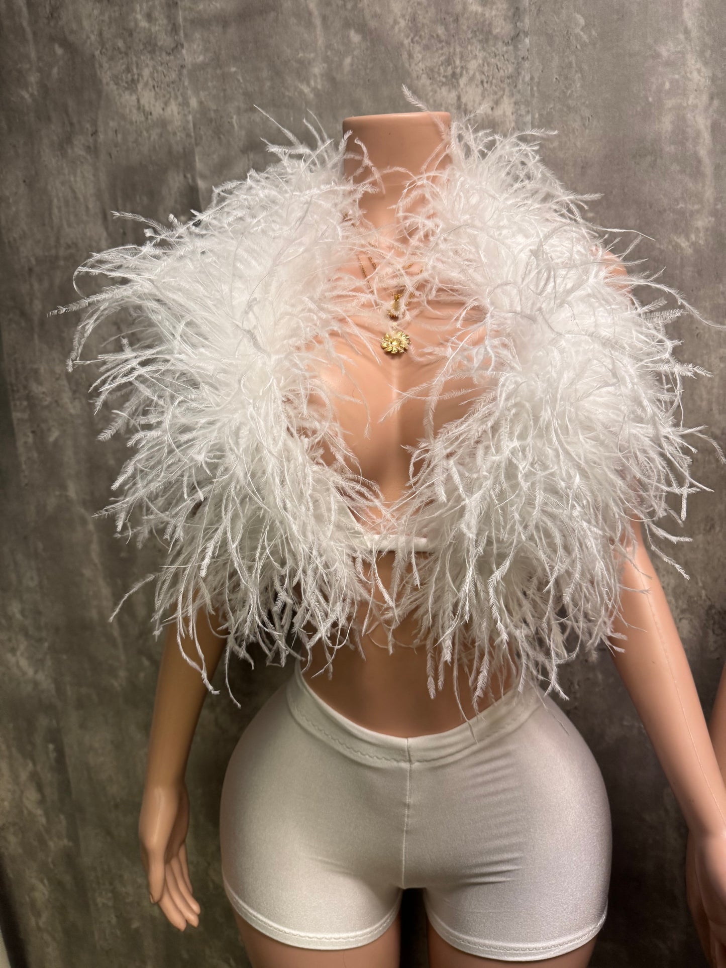 White Fur Set next day ship out