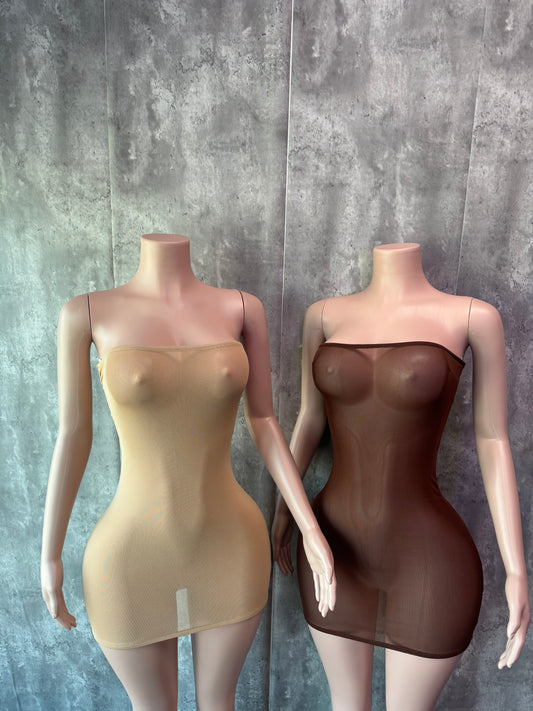 Nude dress
