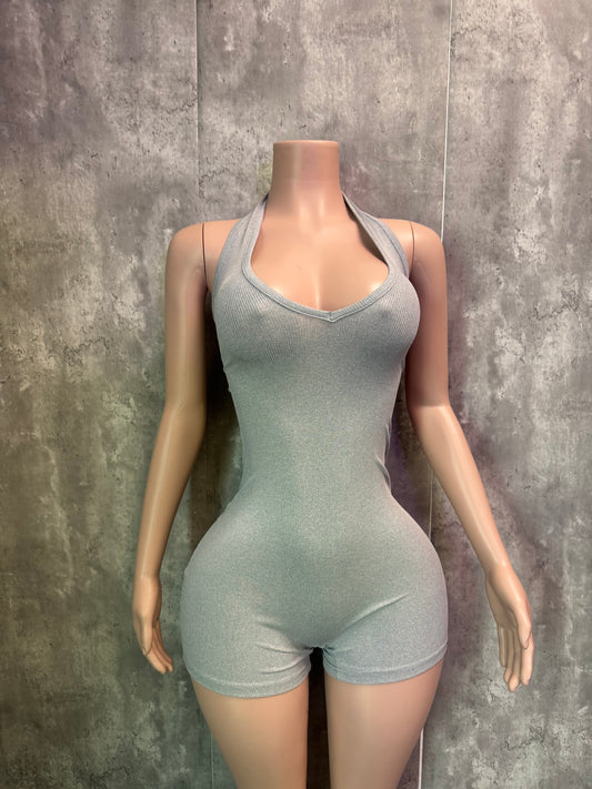 Gray romper