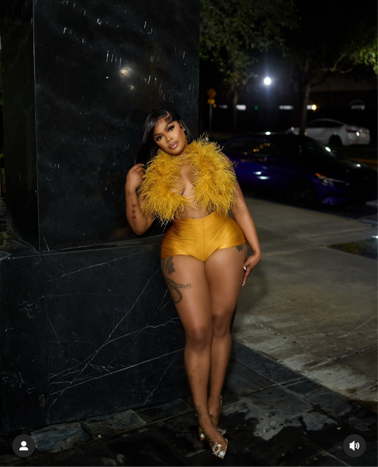 Honey Gold Fur Set