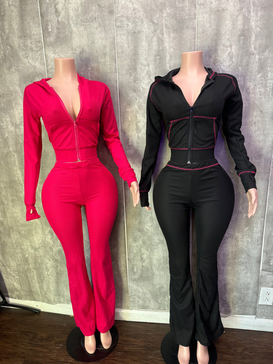 Hot heat set